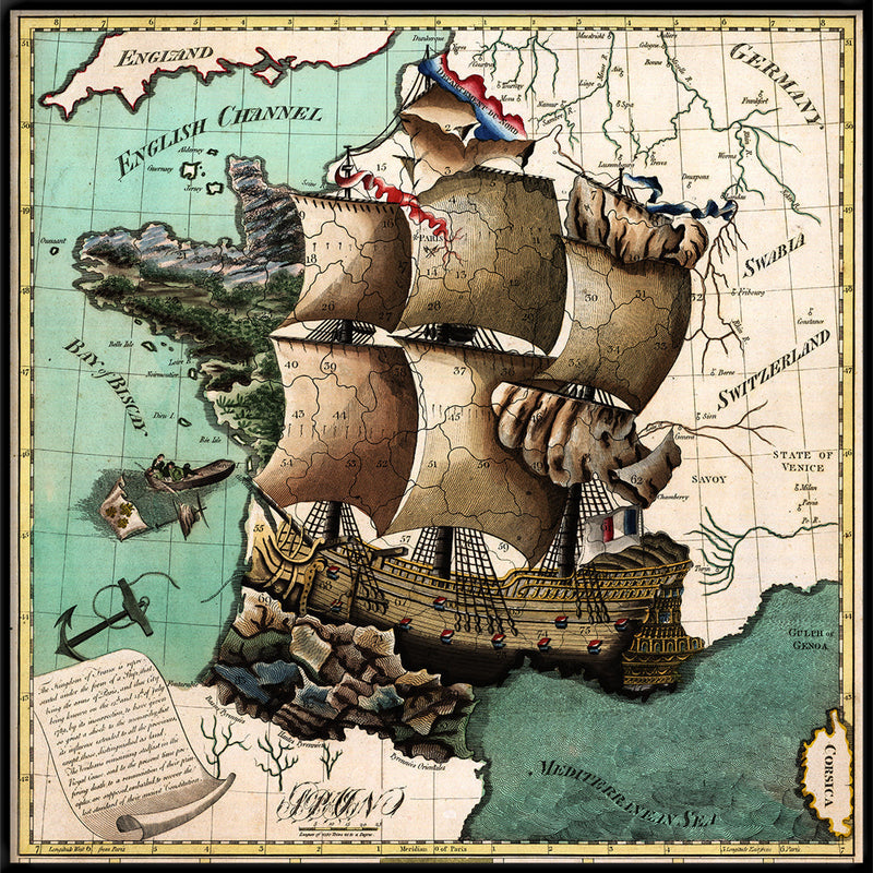 The Kingdom of France as a Ship