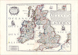 Map of the Bristish Isles, 1650