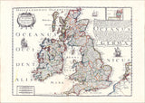 Map of the Bristish Isles, 1650
