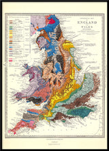 Geological Map of England and Wales 1872