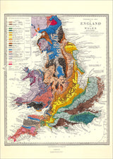 Geological Map of England and Wales 1872