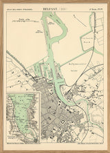 Map of Belfast 1888