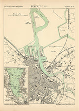 Map of Belfast 1888