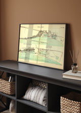 Map of Hull, England 1885