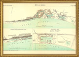 Map of Hull, England 1885