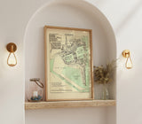 Vintage City Map of Southampton Harbour, 1878