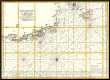 Vintage Nautical Chart of the Coast of Bretagne #3