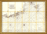 Vintage Nautical Chart of the Coast of Bretagne #3