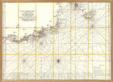 Vintage Nautical Chart of the Coast of Bretagne #3