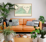 Map of Trieste, Italy 1883