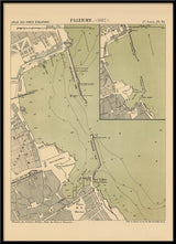 Map of Palermo, Italy 1882