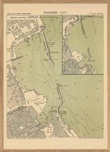 Map of Palermo, Italy 1882