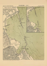 Map of Palermo, Italy 1882