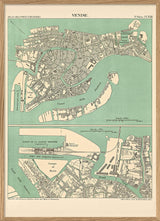 Map of Venice, Italy 1887