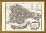 Vintage City Map of Venice, 1764