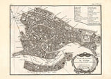 Vintage City Map of Venice, 1764