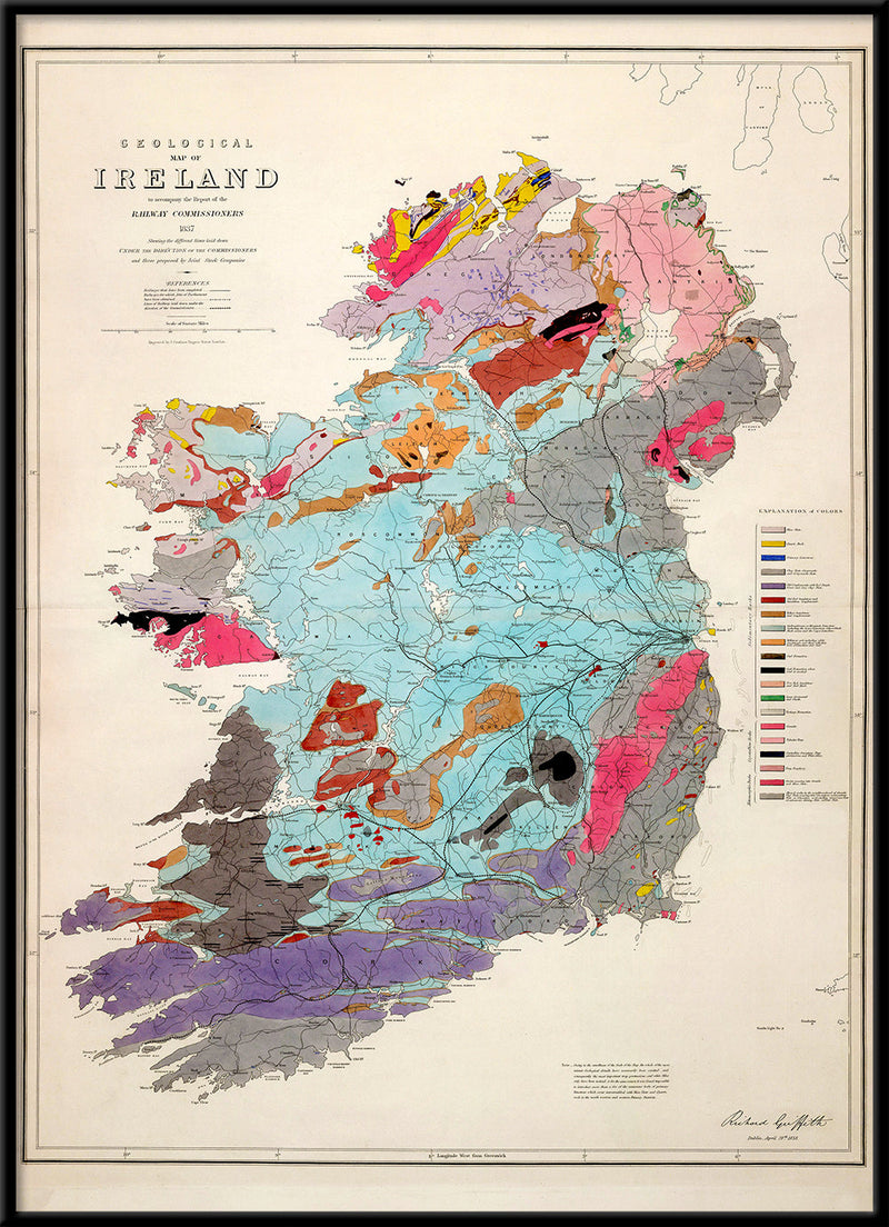 Geological Map of Ireland 1837