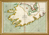 Vintage Nautical Chart of South-West Coast of Ireland