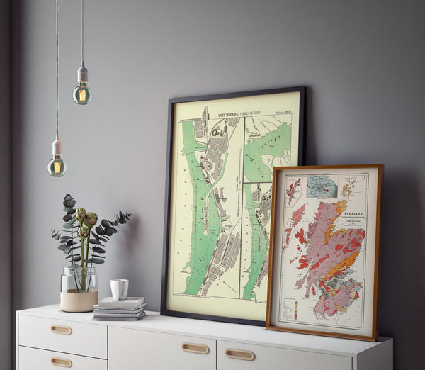 Geological Map of Scotland 1888