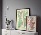 Vintage City map of Gothenburg