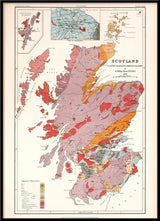 Geological Map of Scotland 1888
