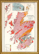 Geological Map of Scotland 1888