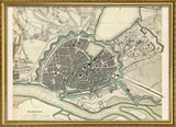 Vintage city Map of Hamburg