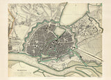 Vintage city Map of Hamburg
