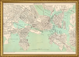 Map of Boston, 1884