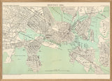 Map of Boston, 1884