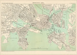 Map of Boston, 1884