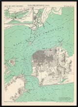 Map of San Francisco, 1884