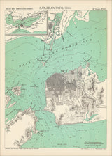 Map of San Francisco, 1884