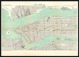 Map of New York City, 1886