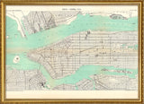 Map of New York City, 1886