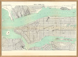 Map of New York City, 1886