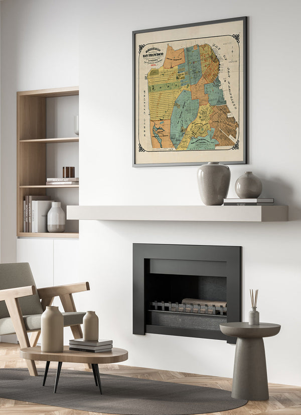 Vintage City Map of San Francisco