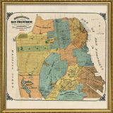 Vintage City Map of San Francisco