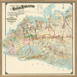 Vintage map of Long Island #1