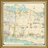 Vintage map of Long Island #2