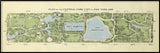 Vintage Plan of Central Park