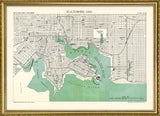 Map of Baltimore, 1886