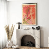 Vintage Geological map of Washoe Mining District, Nevada