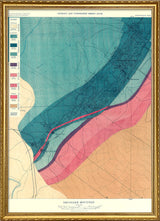 Vintage Geological map of Smuggler Mountain