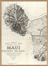 Vintage map of Maui, Hawaii #1