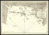 Vintage Nautical Chart of Casco Bay