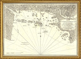 Vintage Nautical Chart of Casco Bay