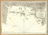 Vintage Nautical Chart of Casco Bay