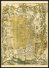 Ancient Kyoto City Map