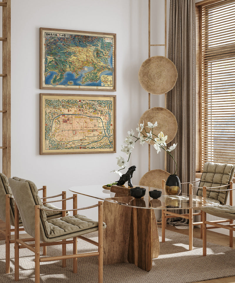 Vintage Tourist Map of Tokyo